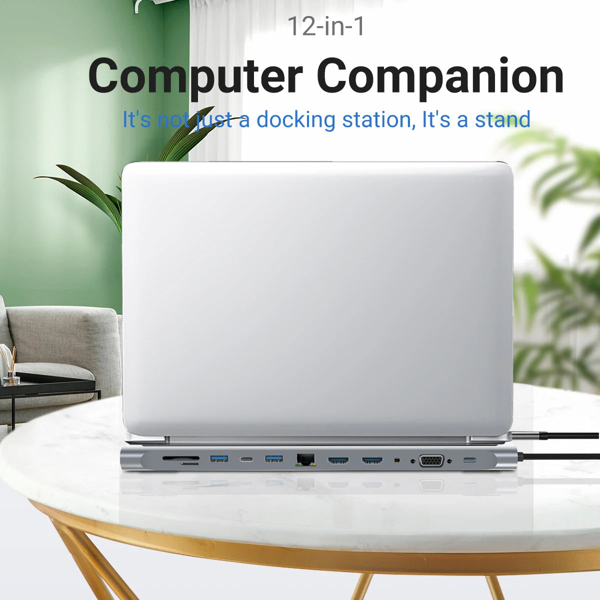 12 in 1 USB-C Docking Station