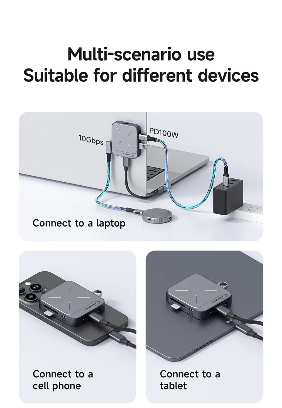 Magnetic USB-C Hub